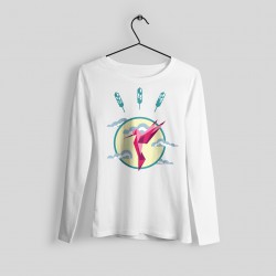 Hummingbird printed sweater x